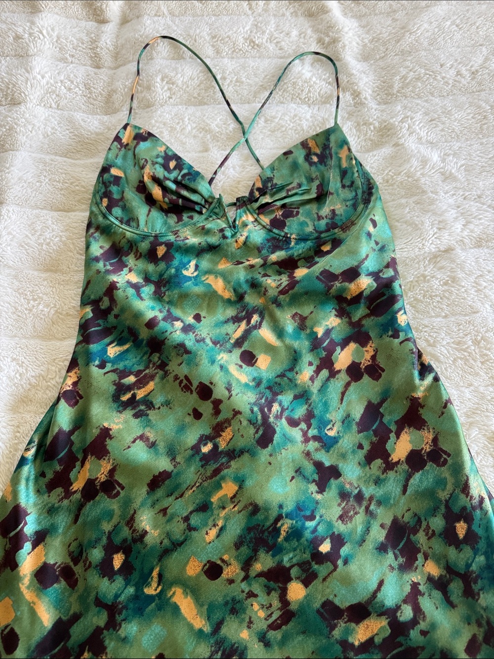 VICI Abstract Slip Dress - Picture 2 of 7
